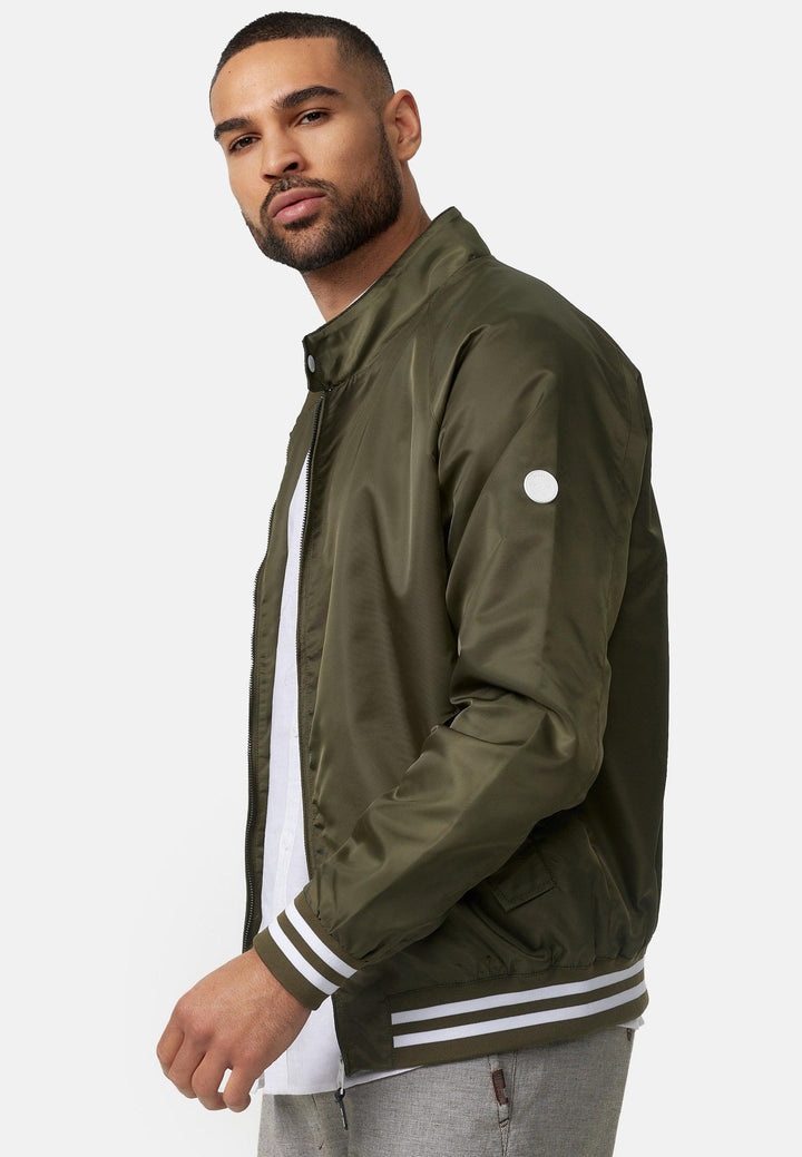 Indicode Herren Ayser Jacke mit Stehkragen & Reißverschluss - INDICODE