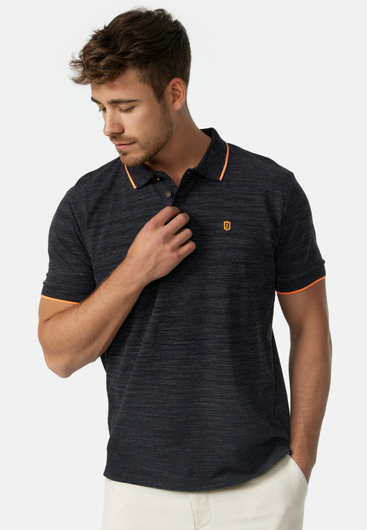 Indicode men's Mecklenburgh polo shirt made of 80% cotton