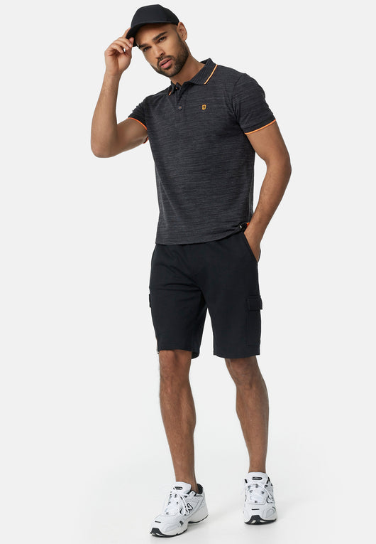 Indicode men's Mecklenburgh polo shirt made of 80% cotton