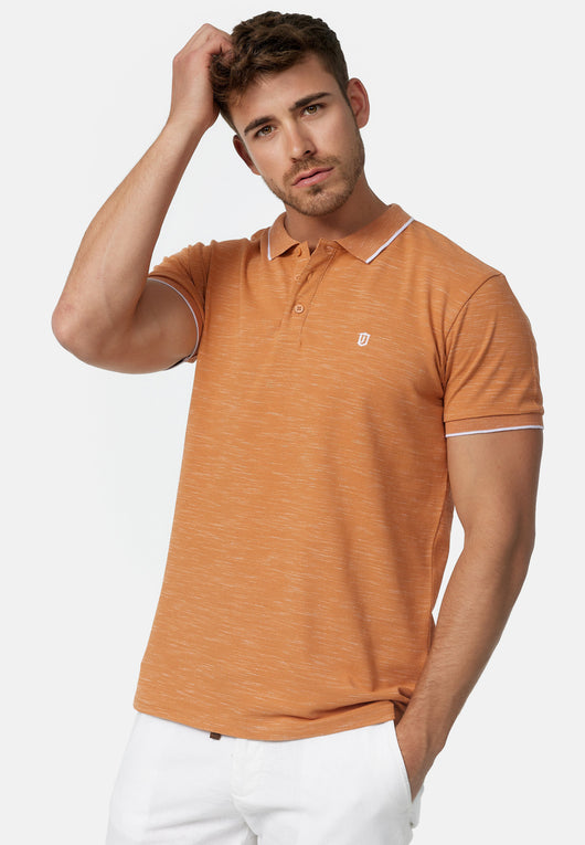 Indicode men's Mecklenburgh polo shirt made of 80% cotton