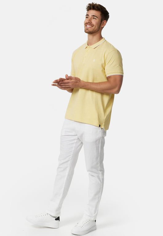 Indicode men's Mecklenburgh polo shirt made of 80% cotton