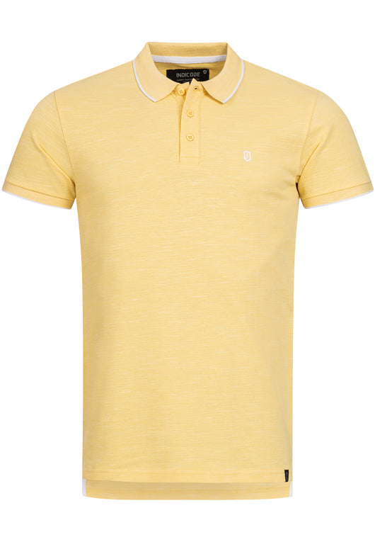 Indicode men's Mecklenburgh polo shirt made of 80% cotton