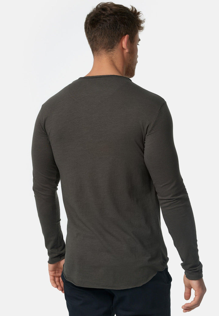 Indicode Herren Willbur Longsleeve Langarmshirt aus 100% Baumwolle - INDICODE