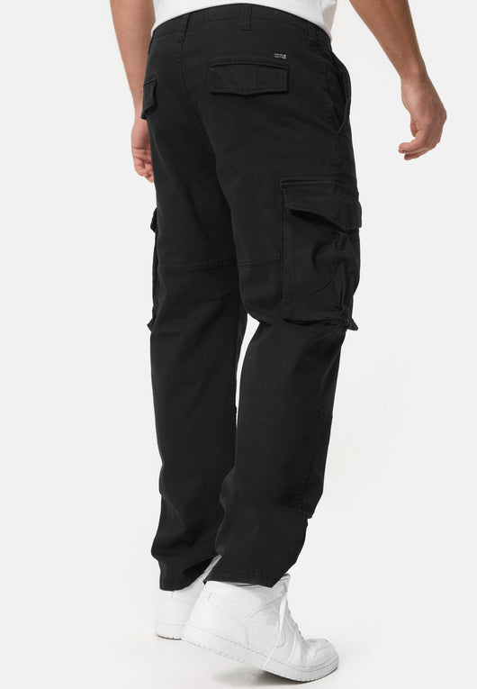 Indicode Herren INMauricio Cargohose aus 98 % Baumwolle mit 6 Taschen