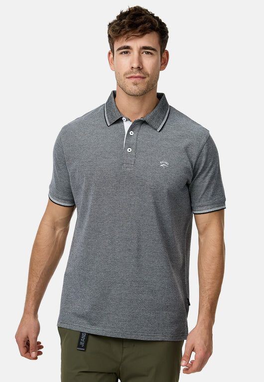 Indicode Herren INSan Jose Poloshirt aus 100% Baumwolle