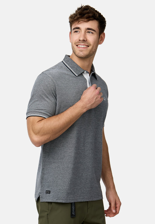 Indicode Herren INSan Jose Poloshirt aus 100% Baumwolle