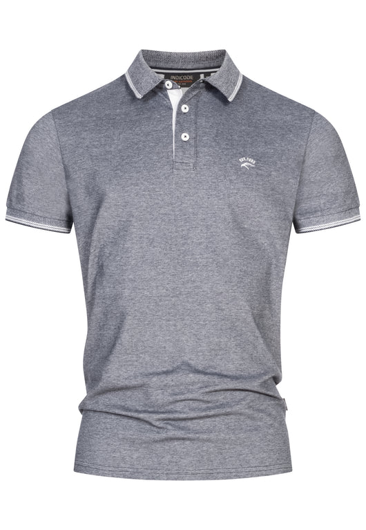 Indicode Herren INSan Jose Poloshirt aus 100% Baumwolle