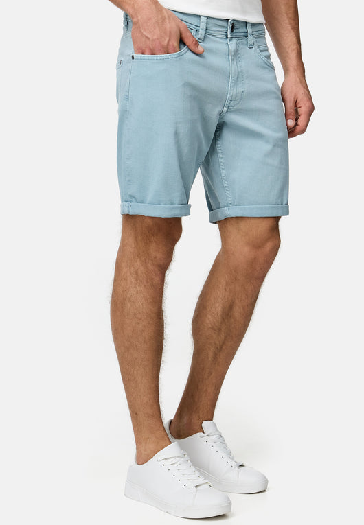 Indicode Men's Page Jeans Shorts with 5 pockets made of 98% cotton