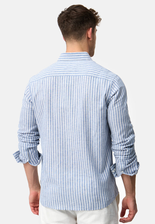 Indicode Herren Brayden Hemd gestreift mit Button-Down-Kragen