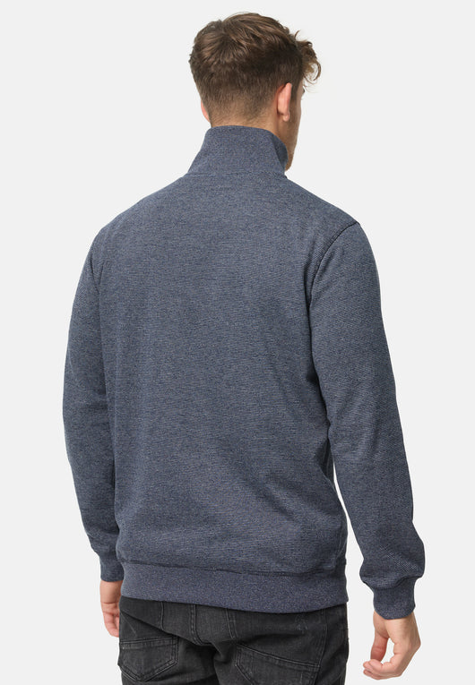 Indicode Herren INCaspar Sweatshirt mit Stehkragen