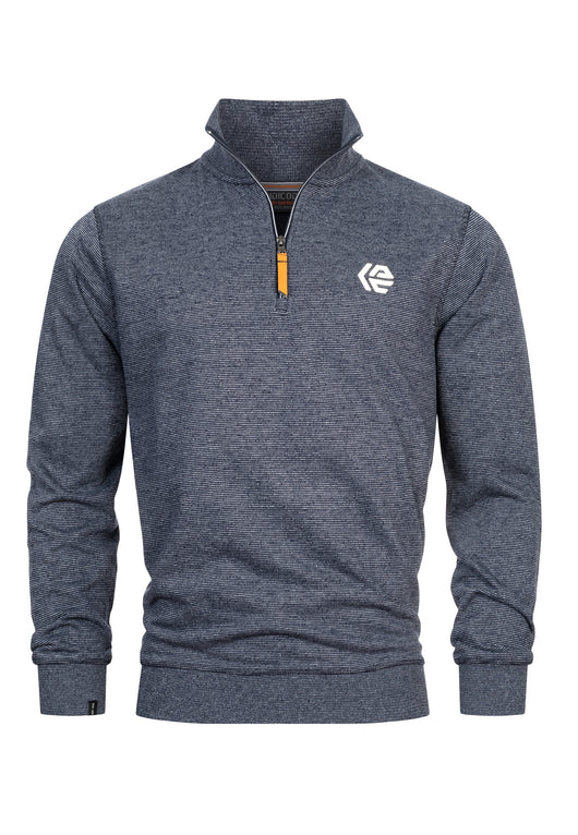 Indicode Herren INCaspar Sweatshirt mit Stehkragen