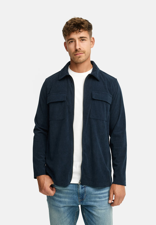 Hemd Langarm INNemoto Zip Shirt