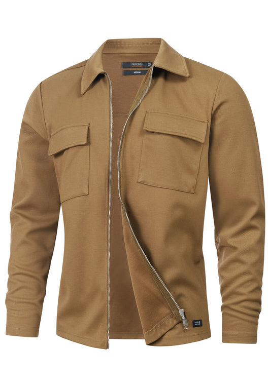 Hemd Langarm INNello Zip Shirt