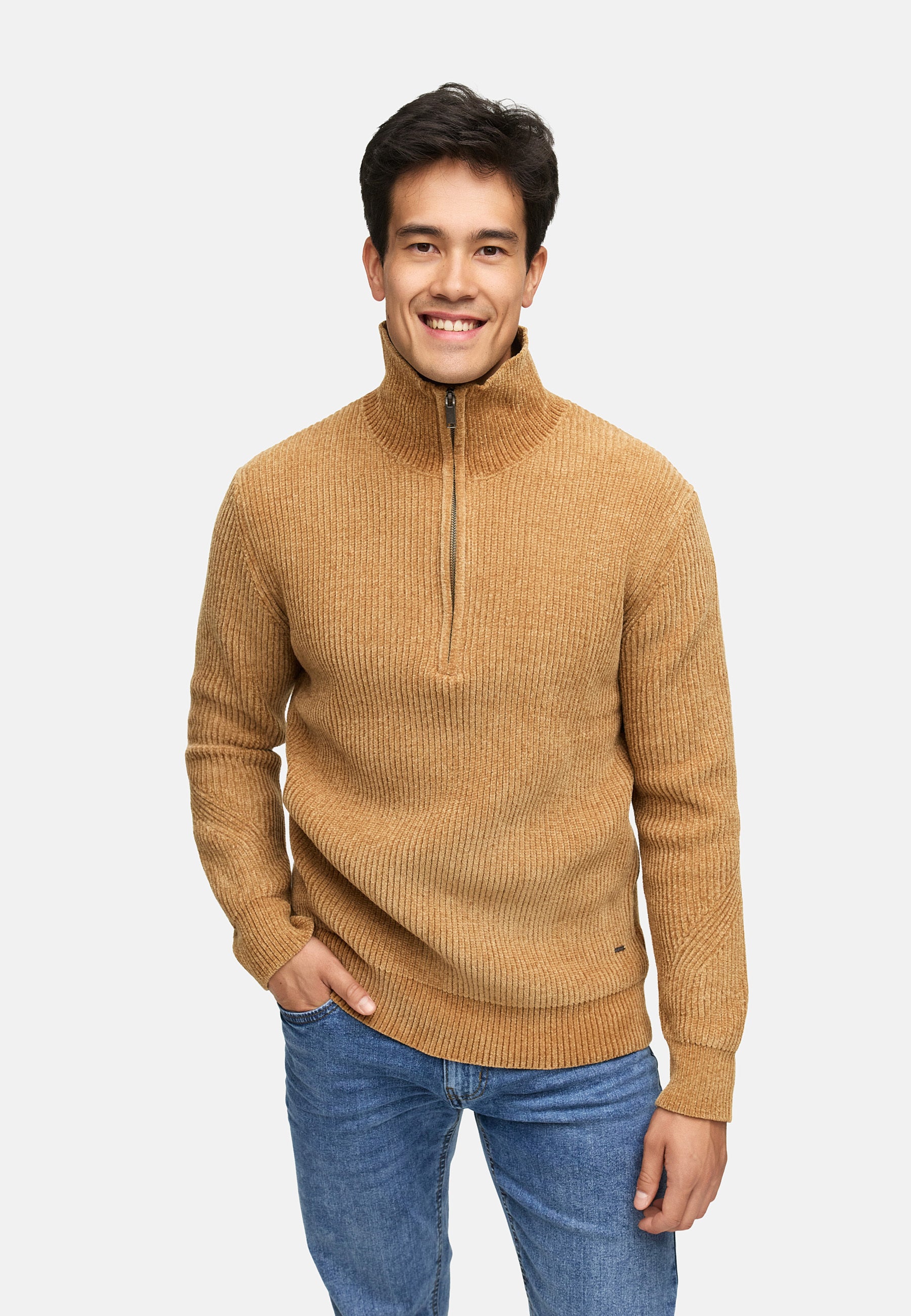 Strickpullover INHunch Half Zip Produktbild