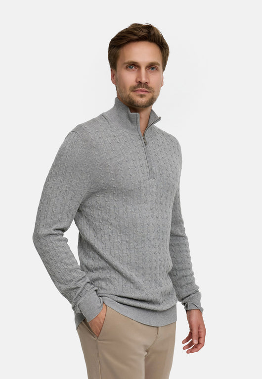 Strickpullover JFCamden half zip knit