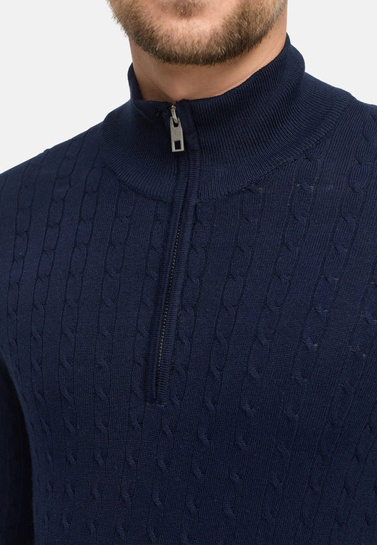 Strickpullover JFCamden half zip knit