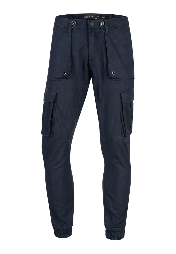 Indicode Herren Leonard Cargohose aus Baumwoll-Mix mit 5 Taschen - INDICODE