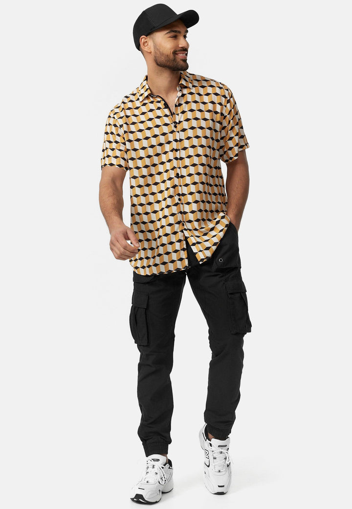 Indicode Herren Leonard Cargohose aus Baumwoll-Mix mit 5 Taschen - INDICODE