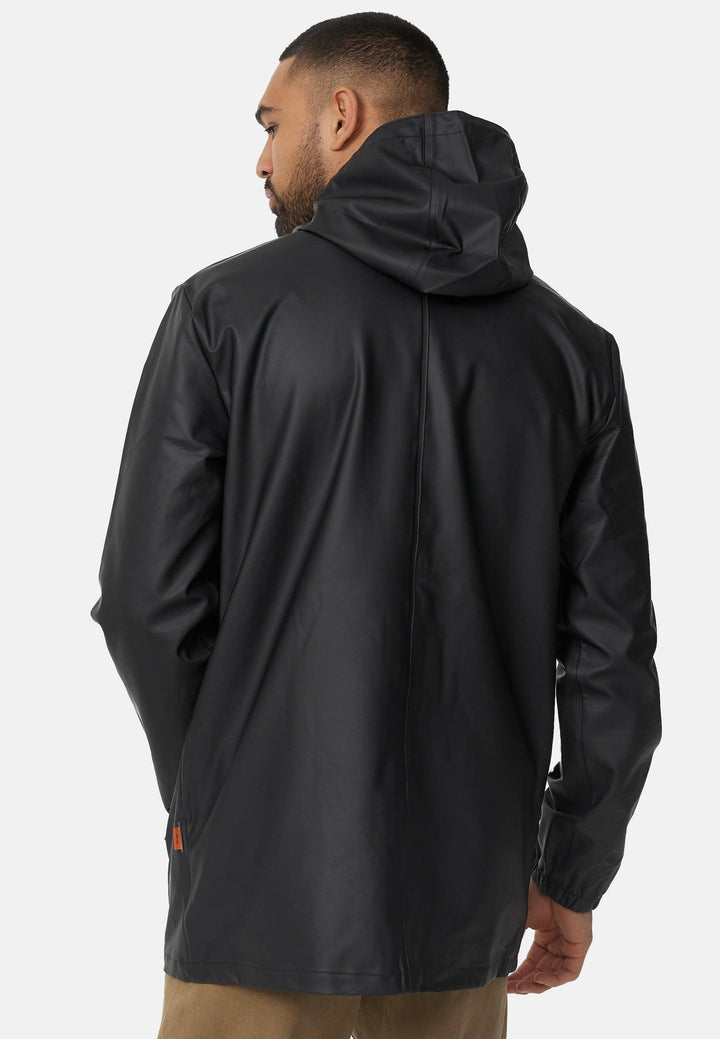 Indicode Herren Malmoe Regenjacke mit Kapuze lange wasserdichte Segeljacke - INDICODE