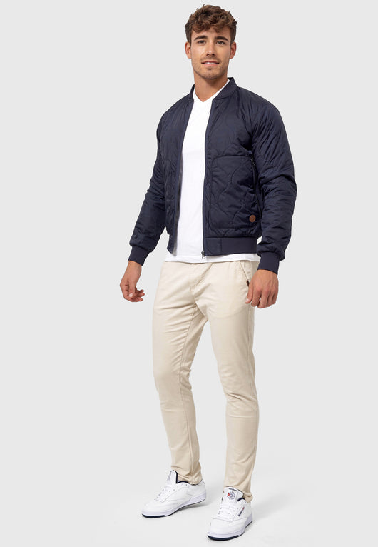 Indicode Herren Hickman Jacke mit Stehkragen & Reißverschluss