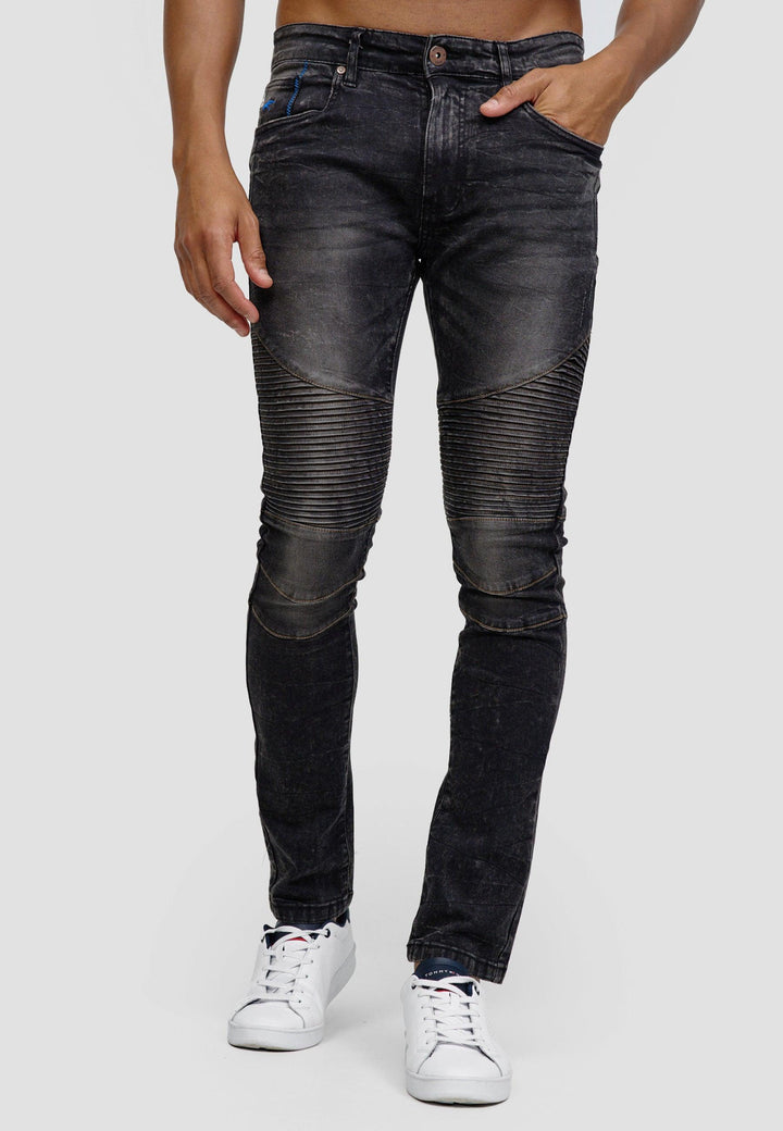 Indicode Herren Boston Jeanshose mit 5 Taschen - INDICODE