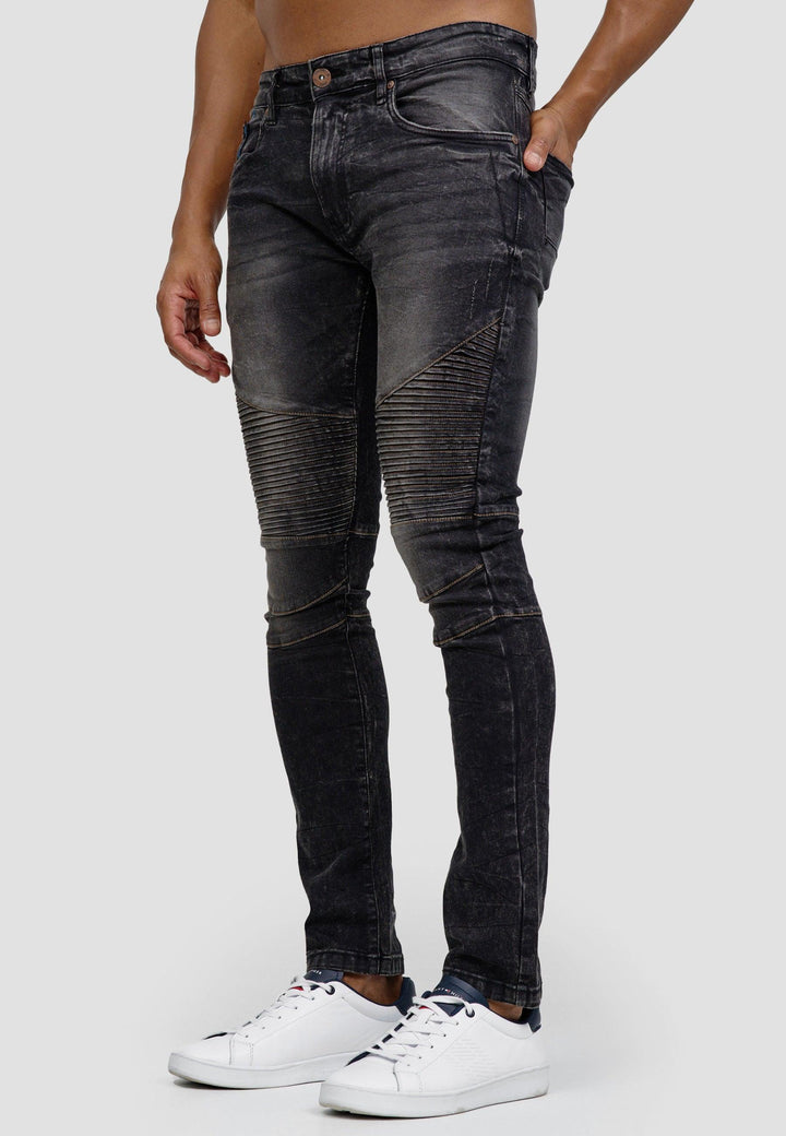 Indicode Herren Boston Jeanshose mit 5 Taschen - INDICODE