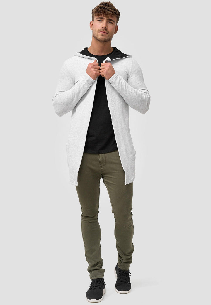Indicode Herren Jacksonville Strickjacke mit Kapuze und 2 Taschen - INDICODE
