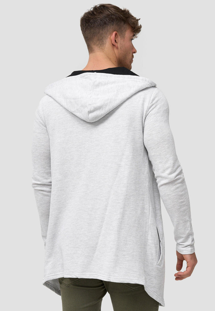 Indicode Herren Jacksonville Strickjacke mit Kapuze und 2 Taschen - INDICODE