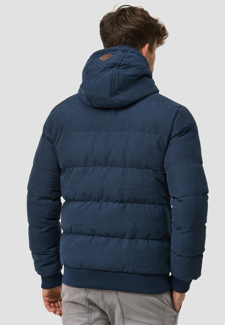 Indicode Herren Adeline Winterjacke mit gefütterter Kapuze (Teddyfutter) - INDICODE