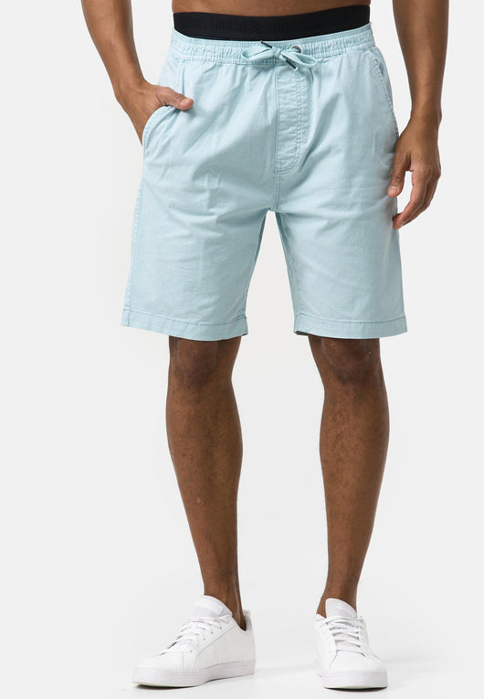 Indicode Herren Kelowna Chino Shorts mit 4 Taschen & Kordel aus 98% Baumwolle - INDICODE