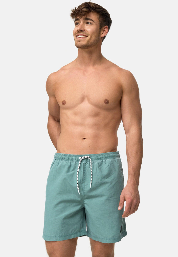 Indicode Herren Ace Badehose mit 3 Taschen und Tunnelzug - INDICODE