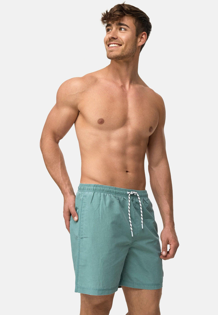 Indicode Herren Ace Badehose mit 3 Taschen und Tunnelzug - INDICODE