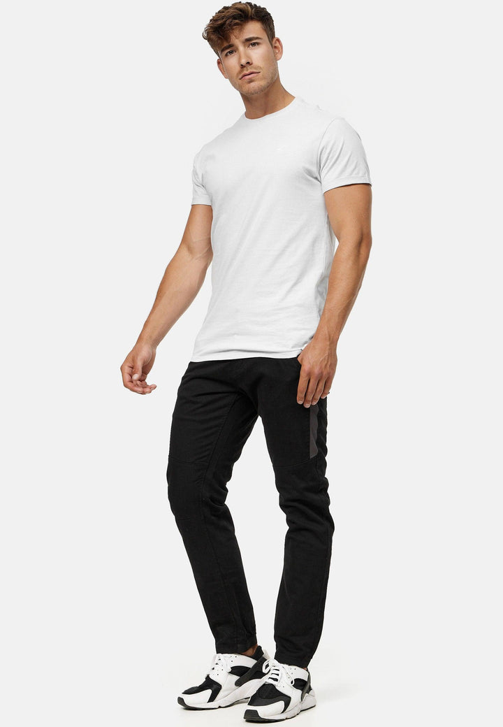 Indicode Herren Bruno Hose mit 5 Taschen aus 98% Baumwolle - INDICODE