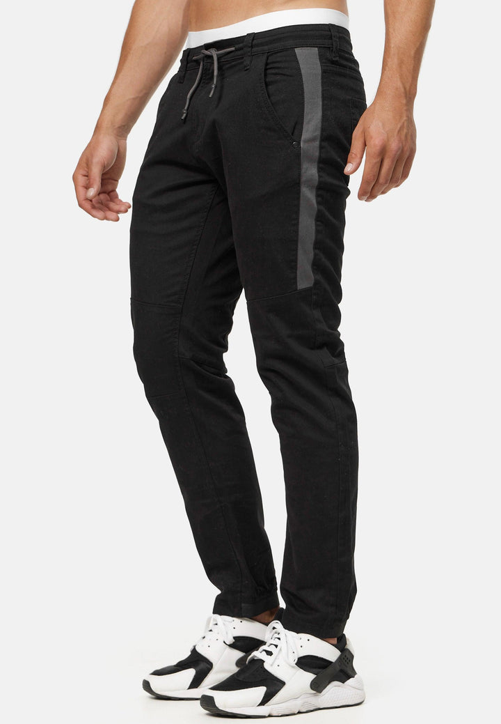 Indicode Herren Bruno Hose mit 5 Taschen aus 98% Baumwolle - INDICODE