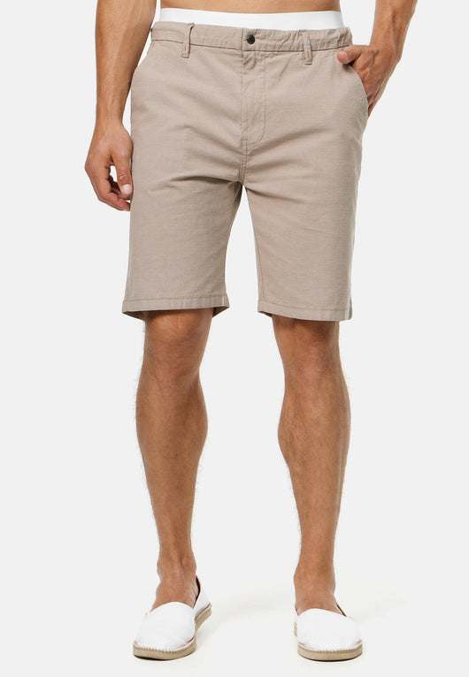 Indicode Herren Oklahoma Chino Shorts mit 4 Taschen aus 98% Baumwolle - INDICODE