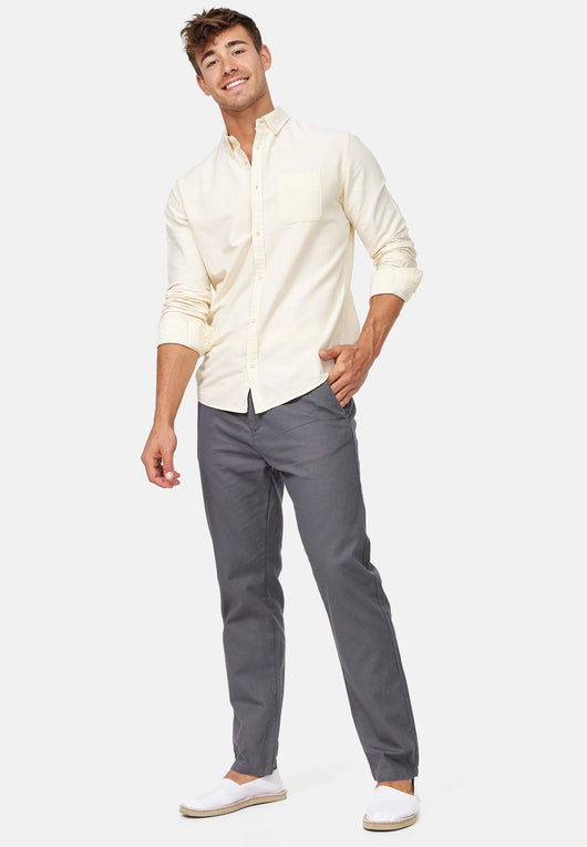 Indicode Men's Boulware Linen & Cotton 4 Pocket Trousers