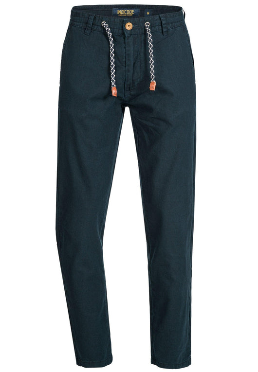 Indicode Men's Boulware Linen & Cotton 4 Pocket Trousers