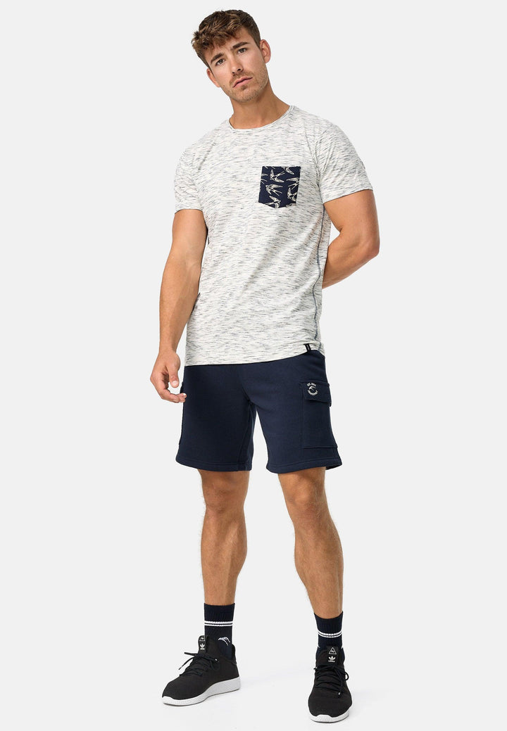 Indicode Herren Blaine T-Shirt mit Rundhals-Ausschnitt und Brust-Tasche - INDICODE