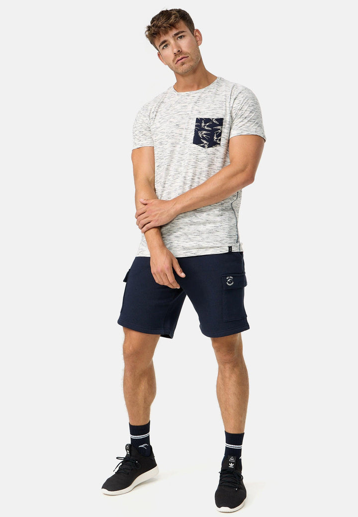 Indicode Herren Blaine T-Shirt mit Rundhals-Ausschnitt und Brust-Tasche - INDICODE