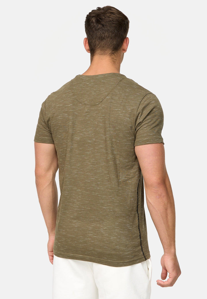 Indicode Herren Blaine T-Shirt mit Rundhals-Ausschnitt und Brust-Tasche - INDICODE