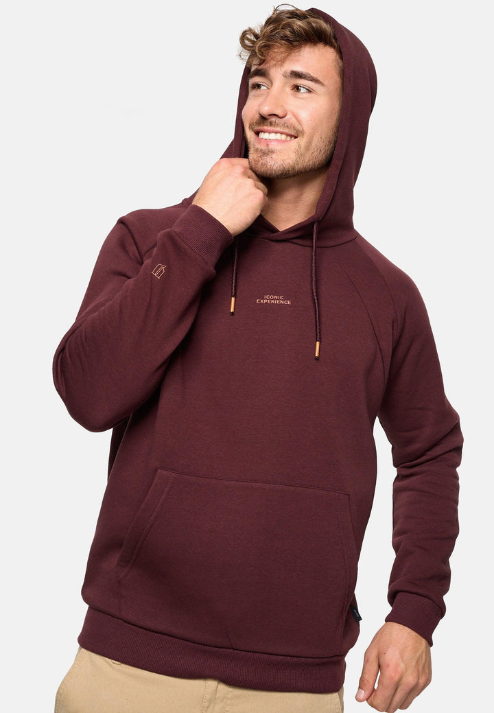 Indicode Herren Virginia Sweatshirt mit Kapuze | Hoodie Kapuzenpullover für Männer - INDICODE
