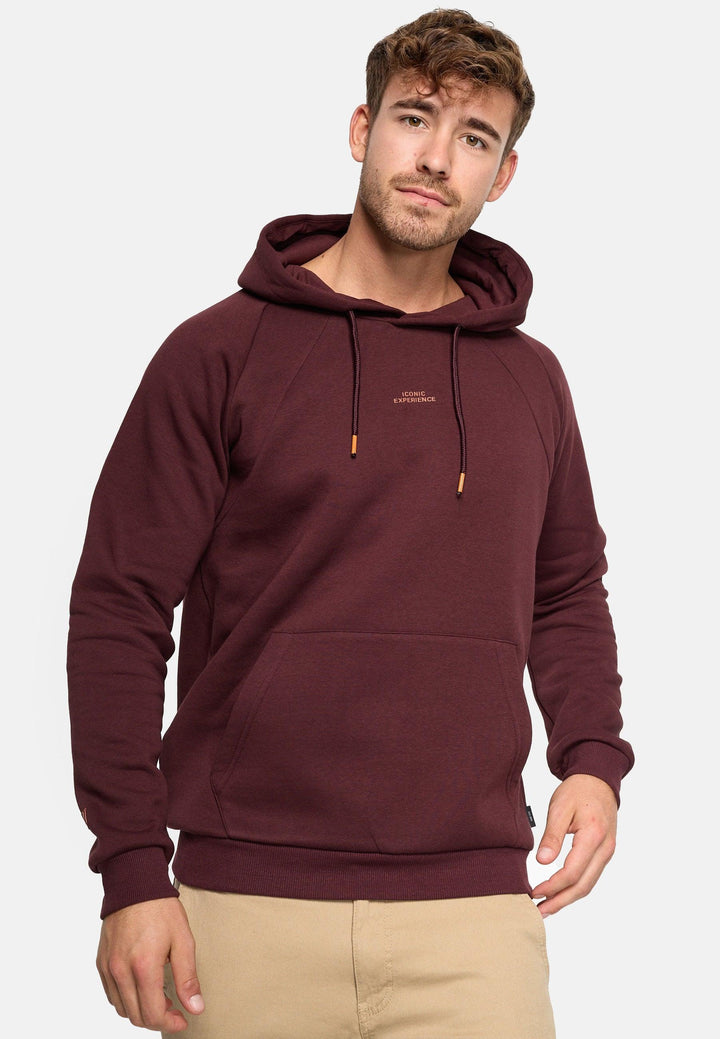 Indicode Herren Virginia Sweatshirt mit Kapuze | Hoodie Kapuzenpullover für Männer - INDICODE