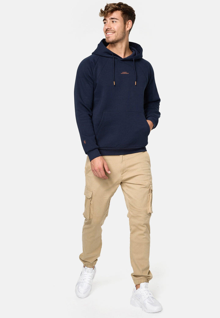 Indicode Herren Virginia Sweatshirt mit Kapuze | Hoodie Kapuzenpullover für Männer - INDICODE