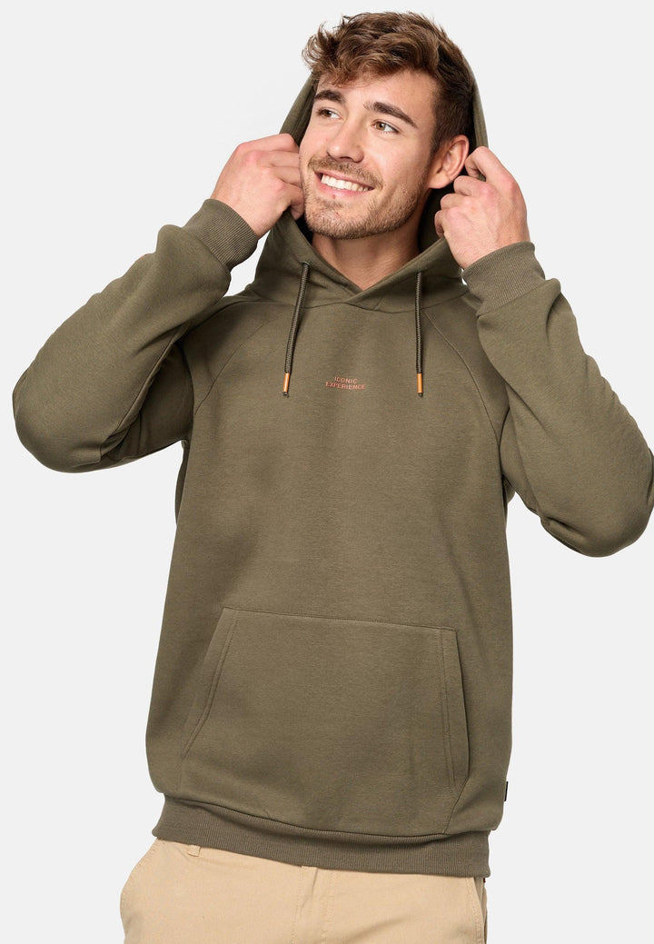 Indicode Herren Virginia Sweatshirt mit Kapuze | Hoodie Kapuzenpullover für Männer - INDICODE