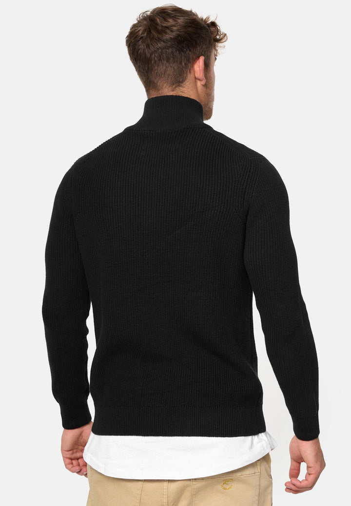 Indicode Herren Dodson Strickjacke mit Stehkragen aus 100% Baumwolle - INDICODE
