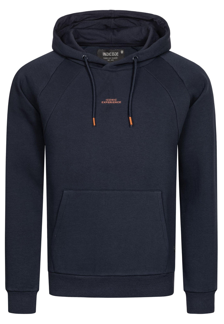 Indicode Herren Virginia Sweatshirt mit Kapuze | Hoodie Kapuzenpullover für Männer - INDICODE