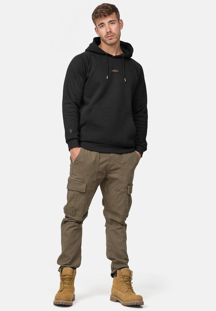 Indicode Herren Walsh Cargohose aus Baumwolle mit 6 Taschen - INDICODE