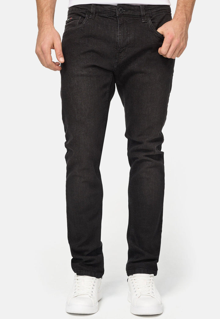 Indicode Herren Texas Jeanshose aus Baumwoll-Mischung mit Stretch-Anteil - INDICODE
