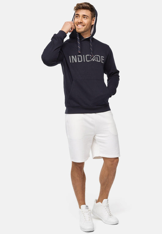 Indicode Herren Lizzo Sweatshirt mit Kapuze | Hoodie Kapuzenpullover für Männer - INDICODE
