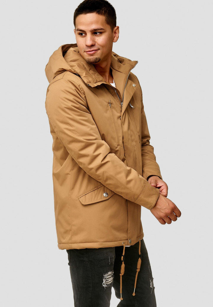 Indicode Herren Chance Parka mit Kapuze & 5 Taschen